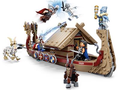 LEGO® 76208 Thor Love and Thunder The Goat Boat – Szerelem és mennydörgés – A Goat csónak - 3