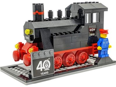 LEGO® 40370 Steam Engine – Gőzmozdony | Reissue of Set 7810 - 2