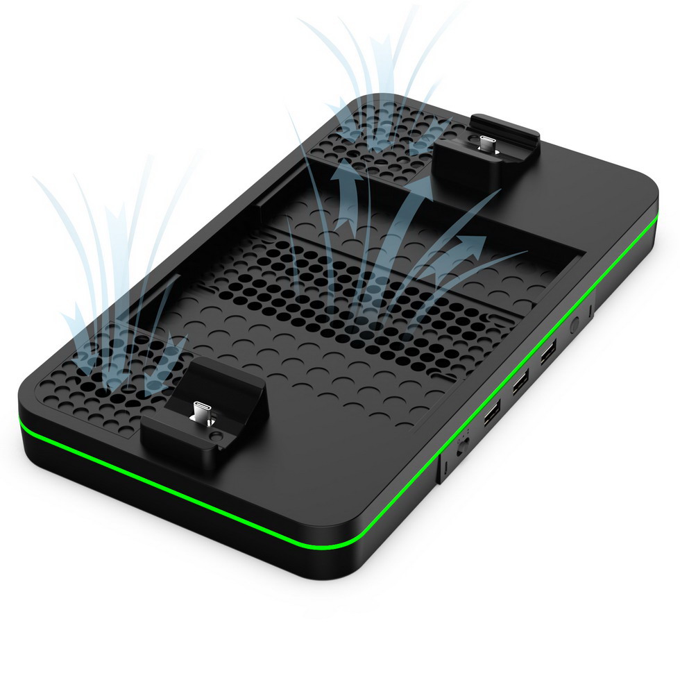 Xbox Series X | S hűtő- és töltőállomás - fekete - 2